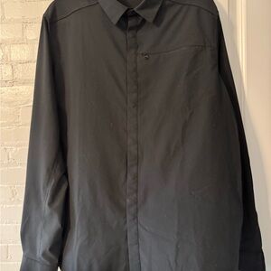Arc’teryx Men’s Snap-down Long Sleeve Shirt XL Black